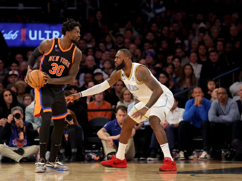 Emotivo momento en que LeBron James abraza a Derrick Rose